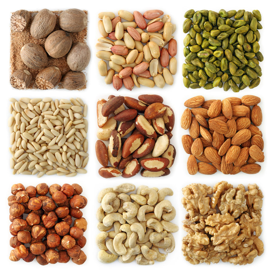 nuts are a rich source of Q10.